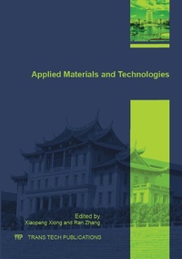 Enlarge image Cover: Applied Materials and Technologies - Trans Tech Publications Ltd