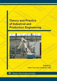 Abbildung von: Theory and Practice of Industrial and Production Engineering - Trans Tech Publications Ltd