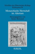 Cover: Monarchische Herrschaft im Altertum - De Gruyter