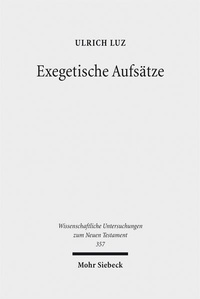 Abbildung von: Exegetische Aufsätze - Mohr Siebeck