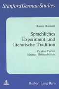 Cover: Sprachliches Experiment und literarische Tradition - Peter Lang Verlag