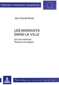 Bild: Les migrants dans la ville - Peter Lang Verlag