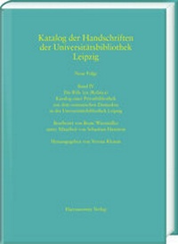 Abbildung von: Die Rifa?iya (Refaiya). Katalog einer Privatbibliothek aus dem osmanischen Damaskus in der Universitätsbibliothek Leipzig - Harrassowitz Verlag