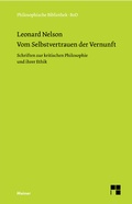 Cover: Vom Selbstvertrauen der Vernunft - Meiner
