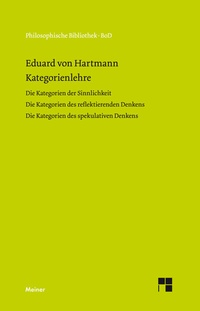 Abbildung von: Kategorienlehre - Meiner