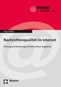 Cover: Nachrichtenqualit&auml;t im Internet - Nomos