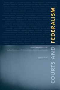 Enlarge image Cover: Courts and Federalism - University of British Columbia Press