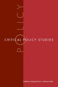 Enlarge image Cover: Critical Policy Studies - University of British Columbia Press