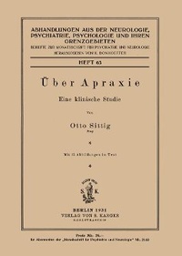 Enlarge image Cover: UEber Apraxie - S Karger AG