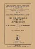 Cover: Die paroxysmale Laehmung - S Karger AG