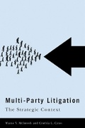 Cover: Multi-Party Litigation - University of British Columbia Press