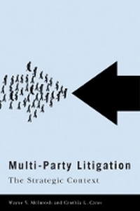 Enlarge image Cover: Multi-Party Litigation - University of British Columbia Press