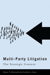 Enlarge image Cover: Multi-Party Litigation - University of British Columbia Press