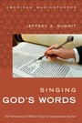 Cover: Singing God's Words - Oxford University Press Inc