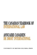Cover: The Canadian Yearbook of International Law, Vol. 45, 2007 - University of British Columbia Press