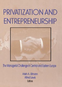 Enlarge image Cover: Privatization and Entrepreneurship - Routledge