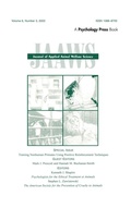 Cover: Training Nonhuman Primates Using Positive Reinforcement Techniques - Psychology Press Ltd