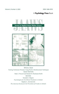 Enlarge image Cover: Training Nonhuman Primates Using Positive Reinforcement Techniques - Psychology Press Ltd