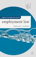 Cover: Employment Law - Palgrave Macmillan