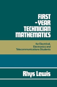 Enlarge image Cover: First Year Technician Mathematics - Palgrave Macmillan