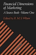 Cover: Financial Dimensions of Marketing: v. 1 - Palgrave Macmillan