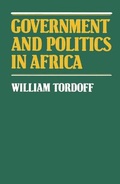 Cover: Government and Politics in Africa - Palgrave Macmillan