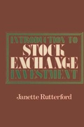 Cover: Introduction to Stock Exchange Investment - Palgrave Macmillan
