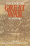 Cover: Poetry of the Great War - Palgrave Macmillan
