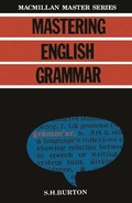 Cover: Mastering English Grammar - Palgrave Macmillan