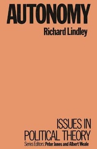 Enlarge image Cover: Autonomy - Palgrave Macmillan