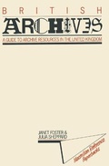 Cover: British Archives - Palgrave Macmillan