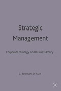 Cover: Strategic Management - Palgrave Macmillan