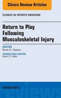 Abbildung von: Return to Play Following Musculoskeletal Injury, An Issue of Clinics in Sports Medicine - Elsevier