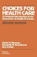 Cover: Choices for Health Care - Palgrave Macmillan
