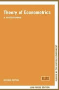 Cover: Theory of Econometrics - Palgrave Macmillan
