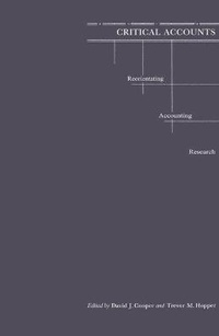 Enlarge image Cover: Critical Accounts - Palgrave Macmillan