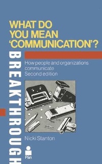 Enlarge image Cover: What Do You Mean - Communication - Palgrave Macmillan