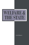 Cover: Welfare and the State - Palgrave Macmillan
