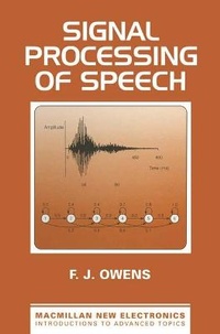 Enlarge image Cover: Signal Processing of Speech - Palgrave Macmillan