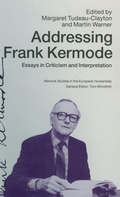 Cover: Addressing Frank Kermode - Palgrave Macmillan
