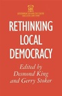 Cover: Rethinking Local Democracy - Palgrave Macmillan