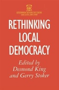Cover: Rethinking Local Democracy - Palgrave Macmillan