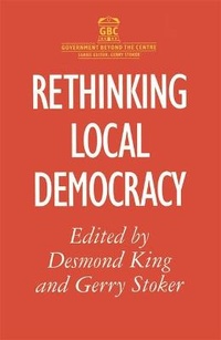 Enlarge image Cover: Rethinking Local Democracy - Palgrave Macmillan