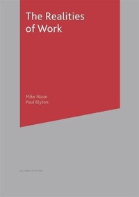 Enlarge image Cover: The Realities of Work - Palgrave Macmillan