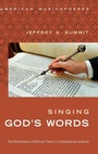 Cover: Singing God's Words - Oxford University Press Inc