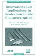Cover: Innovations and Applications in Geotechnical Site Characterization - American Society of Civil Engineers