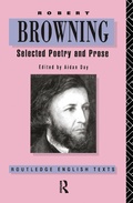 Cover: Robert Browning - Routledge