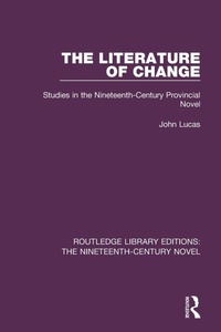 Enlarge image Cover: The Literature of Change - Routledge