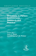 Cover: Directions in Person-Environment Research and Practice (Routledge Revivals) - Routledge