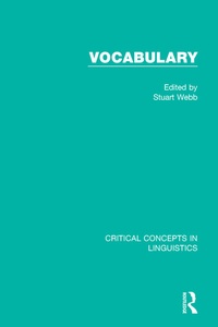 Abbildung von: Vocabulary - Routledge
